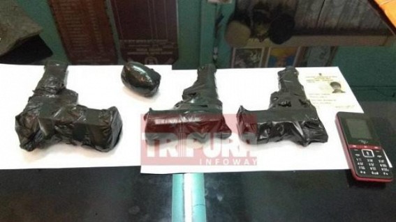 Central intelligence team begins interrogation of detained arms smugglers in Tripura Central intelligence team begins interrogation of detained arms smugglers in Tripura